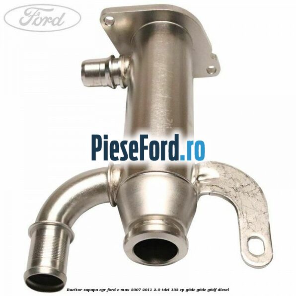 Racitor supapa EGR Ford C-Max 2007-2011 2.0 TDCi 133 cp G6DC, G6DE, G6DF diesel