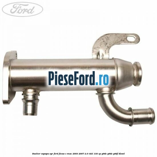 Racitor supapa EGR Ford Focus C-Max 2003-2007 2.0 TDCi 133 cp G6DC, G6DE, G6DF diesel