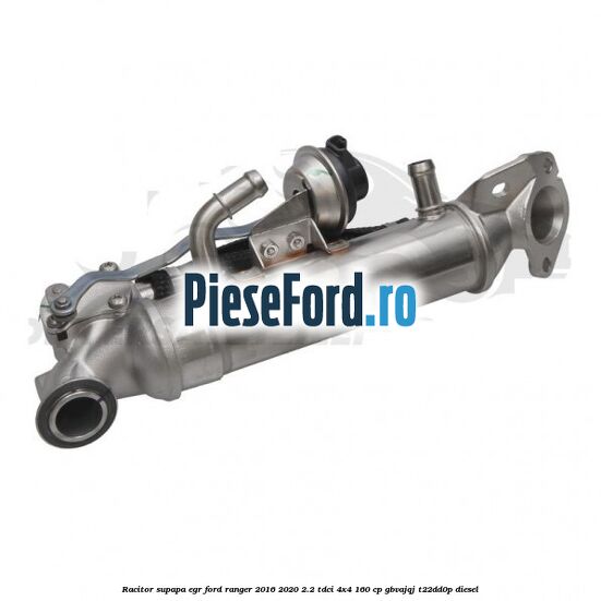 Racitor supapa EGR Ford Ranger 2016-2020 2.2 TDCi 4x4 160 cp GBVAJQJ, T22DD0P diesel