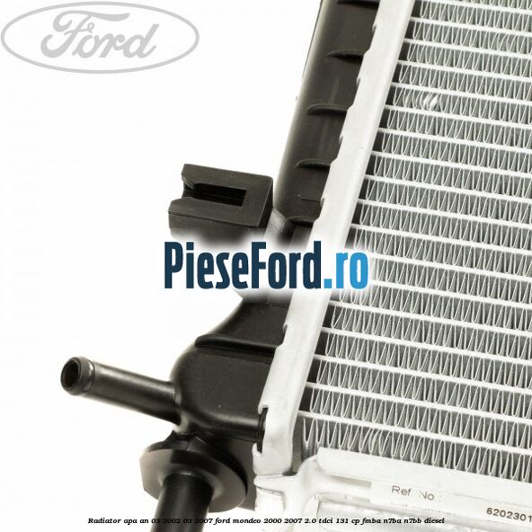 Radiator apa an 03/2002-03/2007 Ford Mondeo 2000-2007 2.0 TDCi 131 cp FMBA, N7BA, N7BB diesel