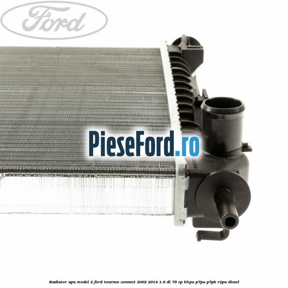 Radiator apa model 2 Ford Tourneo Connect 2002-2014 1.8 Di 75 cp BHPA, P7PA, P7PB, R2PA diesel