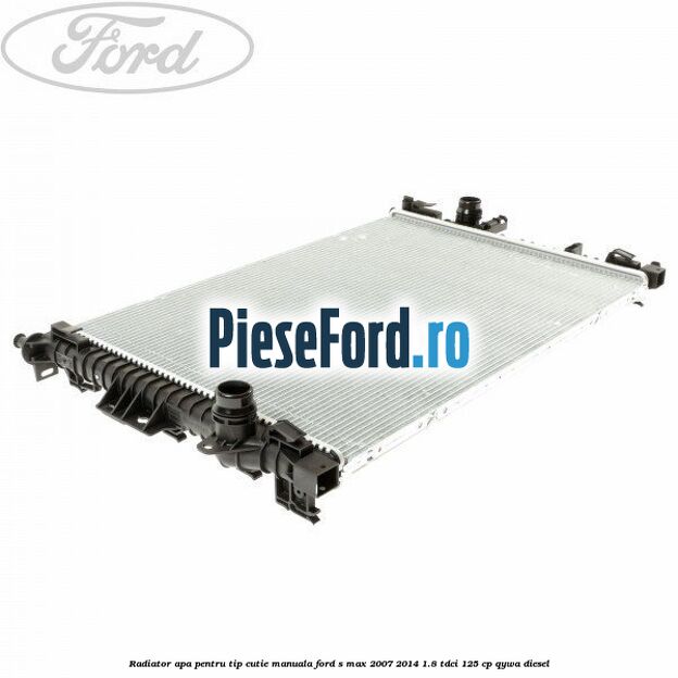 Radiator apa pentru tip cutie manuala Ford S-Max 2007-2014 1.8 TDCi 125 cp QYWA diesel