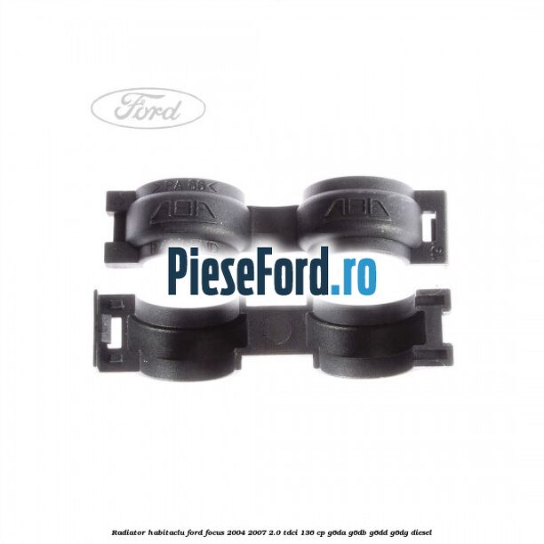 Radiator habitaclu Ford Focus 2004-2007 2.0 TDCi 136 cp G6DA, G6DB, G6DD, G6DG diesel