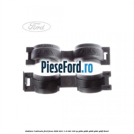 Radiator habitaclu Ford Focus 2008-2011 1.6 TDCi 109 cp G8DA, G8DB, G8DD, G8DE, G8DF diesel