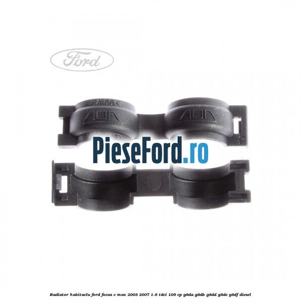 Radiator habitaclu Ford Focus C-Max 2003-2007 1.6 TDCi 109 cp G8DA, G8DB, G8DD, G8DE, G8DF diesel