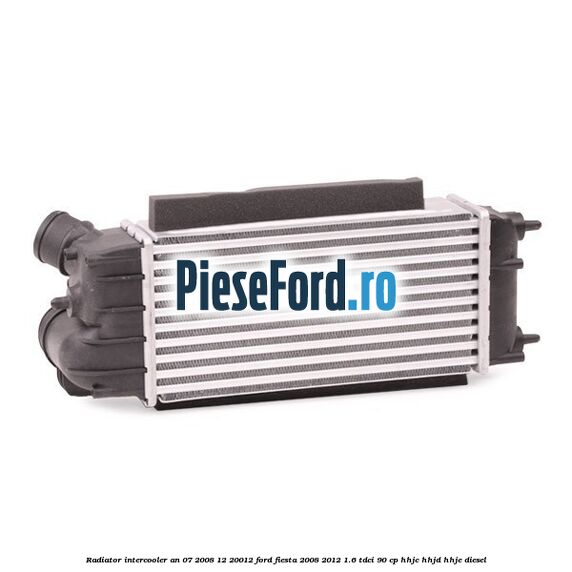 Radiator intercooler an 07/2008-12/20012 Ford Fiesta 2008-2012 1.6 TDCi 90 cp Radiator intercooler an 07/2008-12/20012 Ford Fiesta 2008-2012 1.6 TDCi 90 cp HHJC, HHJD, HHJE diesel