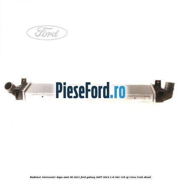 Radiator intercooler dupa anul 08/2011 Ford Galaxy 2007-2014 1.6 TDCi 115 cp