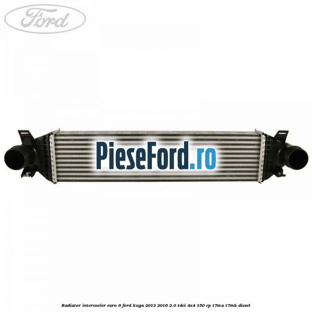 Radiator intercooler euro 6 Ford Kuga 2013-2016 2.0 TDCi 4x4 150 cp T7MA, T7MB diesel