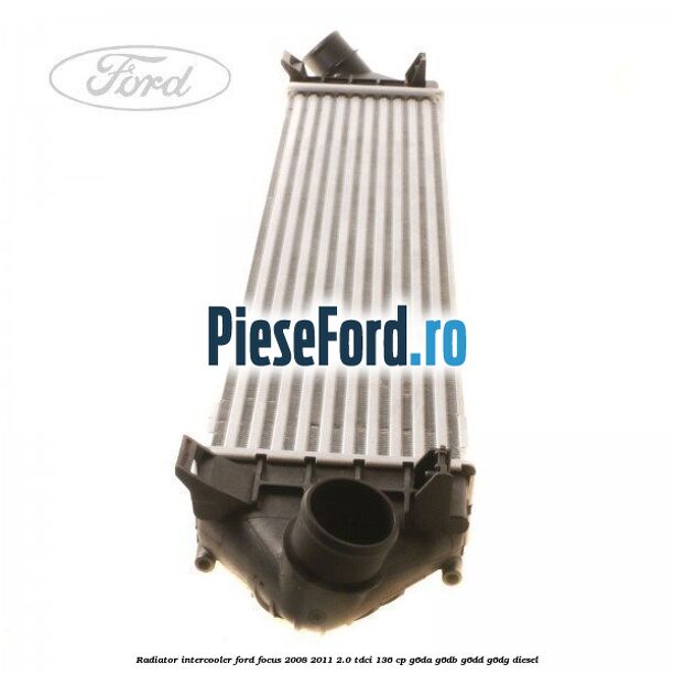 Radiator intercooler Ford Focus 2008-2011 2.0 TDCi 136 cp Radiator intercooler Ford Focus 2008-2011 2.0 TDCi 136 cp G6DA, G6DB, G6DD, G6DG diesel