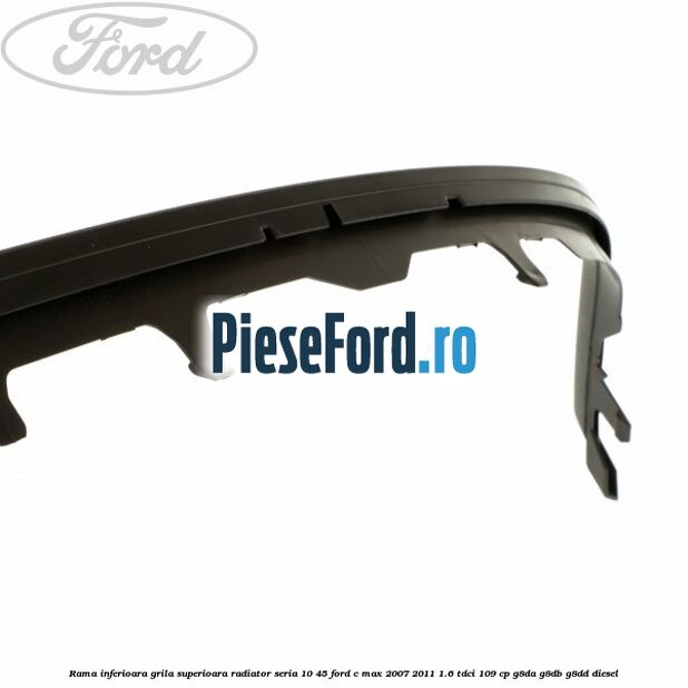 Rama inferioara grila superioara radiator seria 10/45 Ford C-Max 2007-2011 1.6 TDCi 109 cp G8DA, G8DB, G8DD diesel