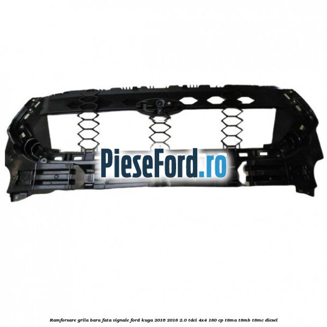 Ramforsare grila bara fata Vignale Ford Kuga 2016-2018 2.0 TDCi 4x4 180 cp T8MA, T8MB, T8MC diesel