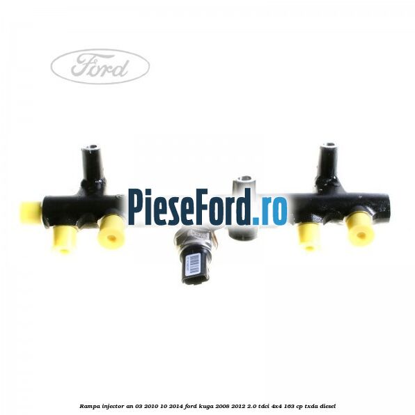 Rampa injector an 03/2010-10/2014 Ford Kuga 2008-2012 2.0 TDCI 4x4 163 cp TXDA diesel