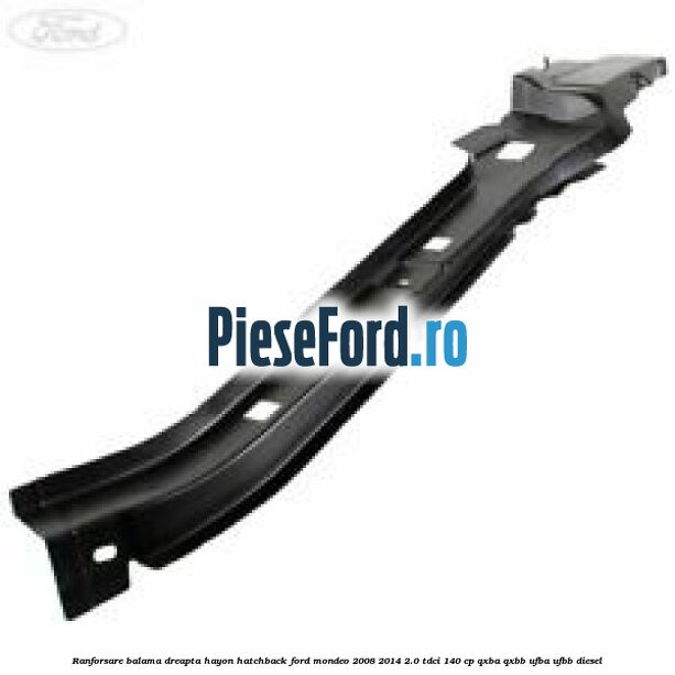Ranforsare balama dreapta hayon hatchback Ford Mondeo 2008-2014 2.0 TDCi 140 cp QXBA, QXBB, UFBA, UFBB diesel