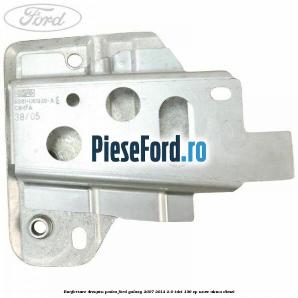 Ranforsare dreapta podea Ford Galaxy 2007-2014 2.0 TDCi 136 cp AZWC, UKWA diesel