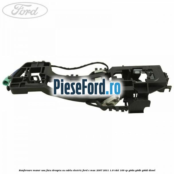 Ranforsare maner usa fata dreapta cu cablu electric Ford C-Max 2007-2011 1.6 TDCi 109 cp G8DA, G8DB, G8DD diesel