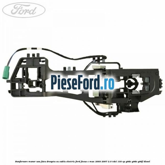 Ranforsare maner usa fata dreapta cu cablu electric Ford Focus C-Max 2003-2007 2.0 TDCi 133 cp G6DC, G6DE, G6DF diesel