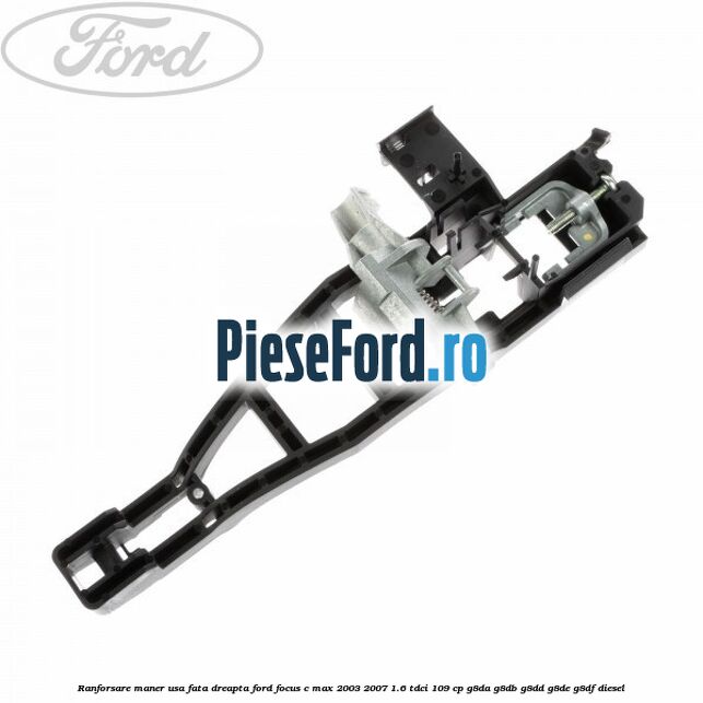 Ranforsare maner usa fata dreapta Ford Focus C-Max 2003-2007 1.6 TDCi 109 cp G8DA, G8DB, G8DD, G8DE, G8DF diesel