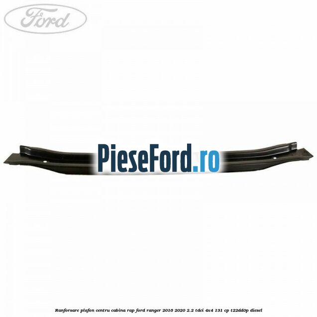 Ranforsare plafon centru cabina RAP Ford Ranger 2016-2020 2.2 TDCi 4x4 131 cp T22DD0P diesel