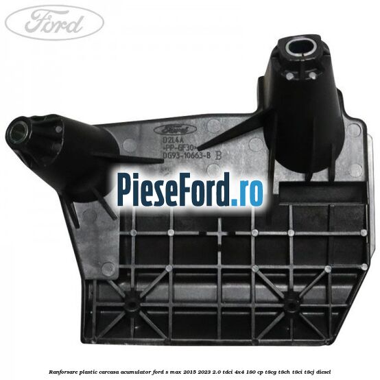 Ranforsare plastic carcasa acumulator Ford S-Max 2015-2023 2.0 TDCi 4x4 180 cp T8CG, T8CH, T8CI, T8CJ diesel