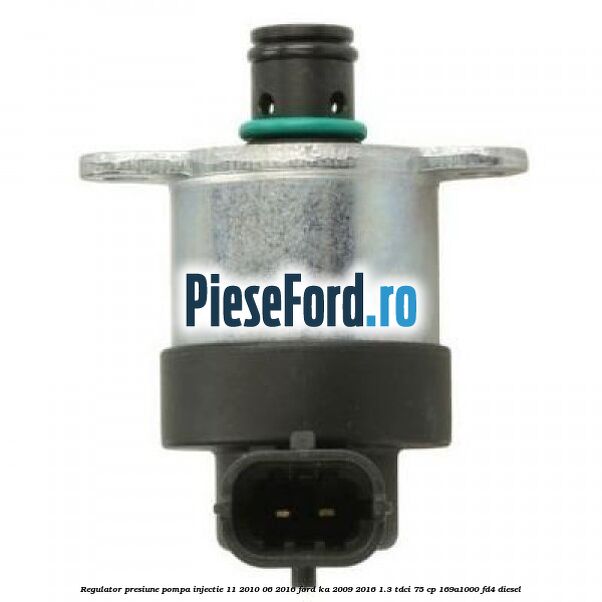 Regulator presiune pompa injectie 11/2010-06/2016 Ford Ka 2009-2016 1.3 TDCi 75 cp 169A1000, FD4 diesel