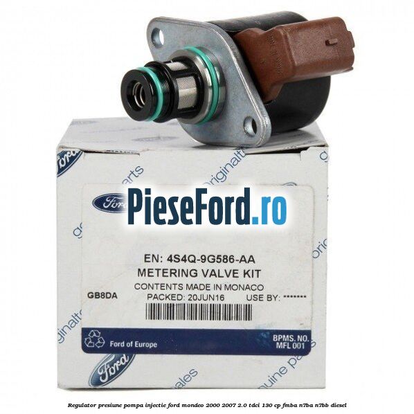 Regulator presiune pompa injectie Ford Mondeo 2000-2007 2.0 TDCi 130 cp FMBA, N7BA, N7BB diesel
