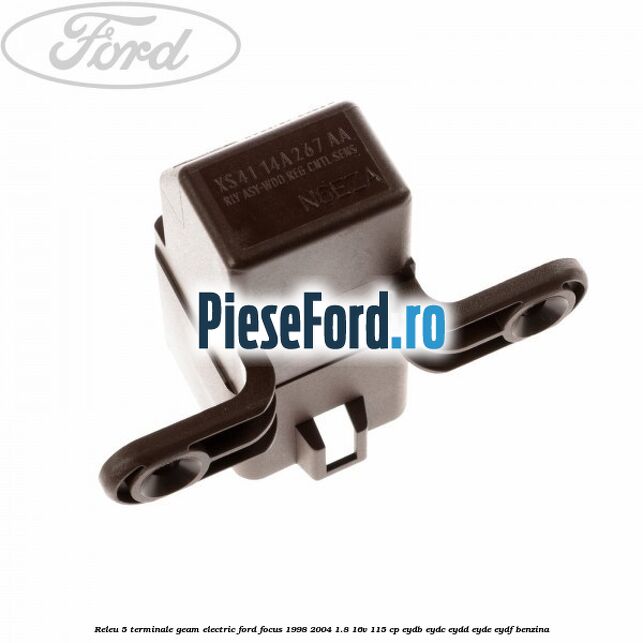 Releu 5 terminale geam electric Ford Focus 1998-2004 1.8 16V 115 cp EYDB, EYDC, EYDD, EYDE, EYDF benzina