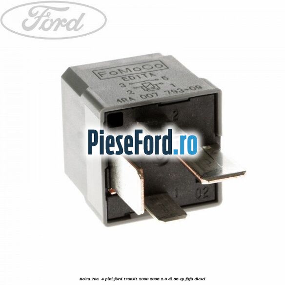 Releu 70A  4 pini Ford Transit 2000-2006 2.0 DI 86 cp F3FA diesel