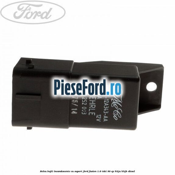 Releu bujii incandescente cu suport Ford Fusion 1.6 TDCi 90 cp HHJA, HHJB diesel