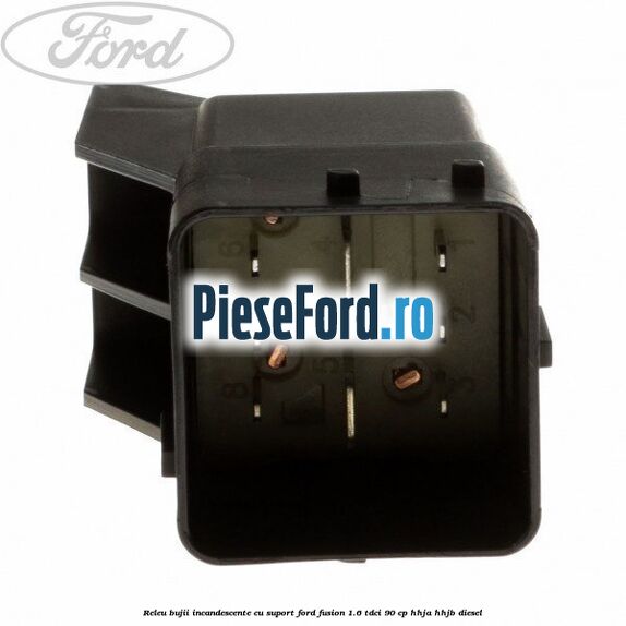 Releu bujii incandescente cu suport Ford Fusion 1.6 TDCi 90 cp HHJA, HHJB diesel