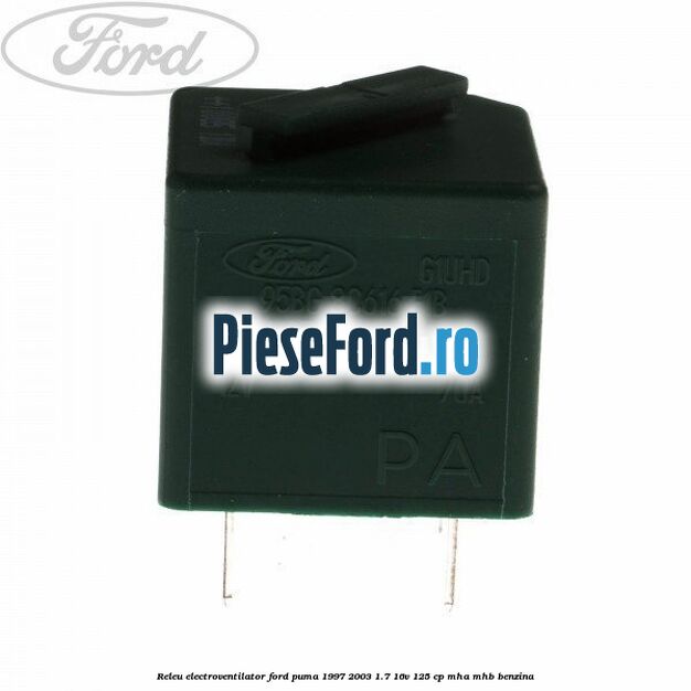 Releu electroventilator Ford Puma 1997-2003 1.7 16V 125 cp MHA, MHB benzina