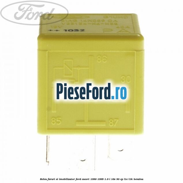 Releu faruri si imobilizator Ford Escort 1990-1995 1.6 i 16V 90 cp L1E, L1K benzina