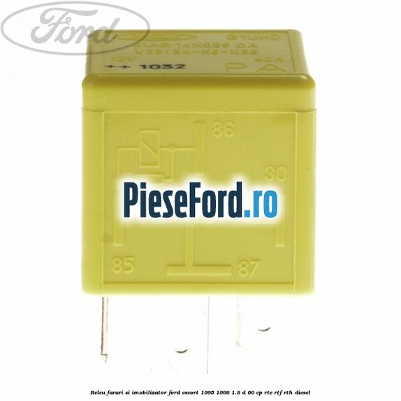 Releu faruri si imobilizator Ford Escort 1995-1998 1.8 D 60 cp RTE, RTF, RTH diesel
