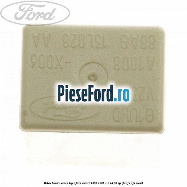 Releu lumini ceata tip C Ford Escort 1990-1995 1.8 TD 90 cp RFD, RFK, RFS diesel