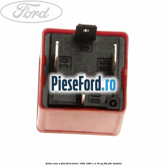 Releu rosu 4 pini Ford Escort 1995-1998 1.4 75 cp F4B, FUH benzina