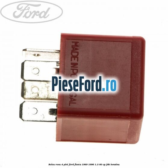 Releu rosu 4 pini Ford Fiesta 1989-1996 1.3 60 cp Releu rosu 4 pini Ford Fiesta 1989-1996 1.3 60 cp J6B benzina