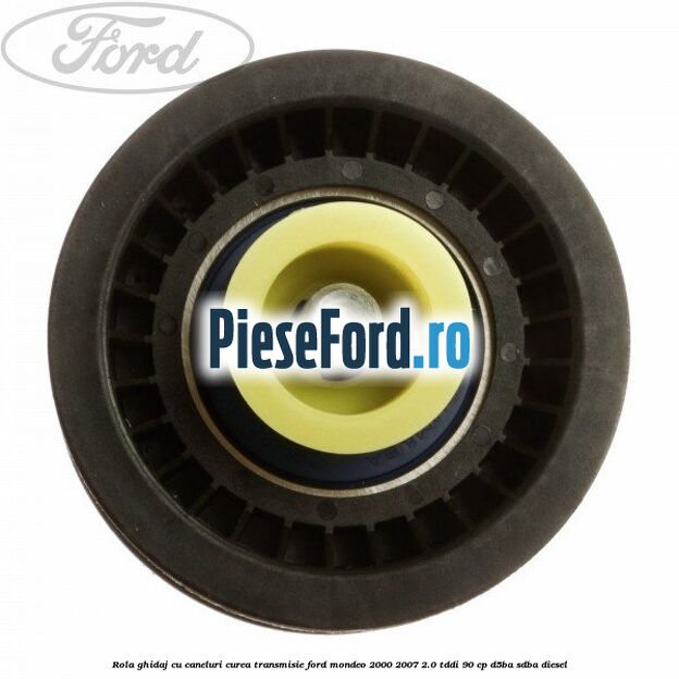 Rola ghidaj cu caneluri curea transmisie Ford Mondeo 2000-2007 2.0 TDDI 90 cp D5BA, SDBA diesel