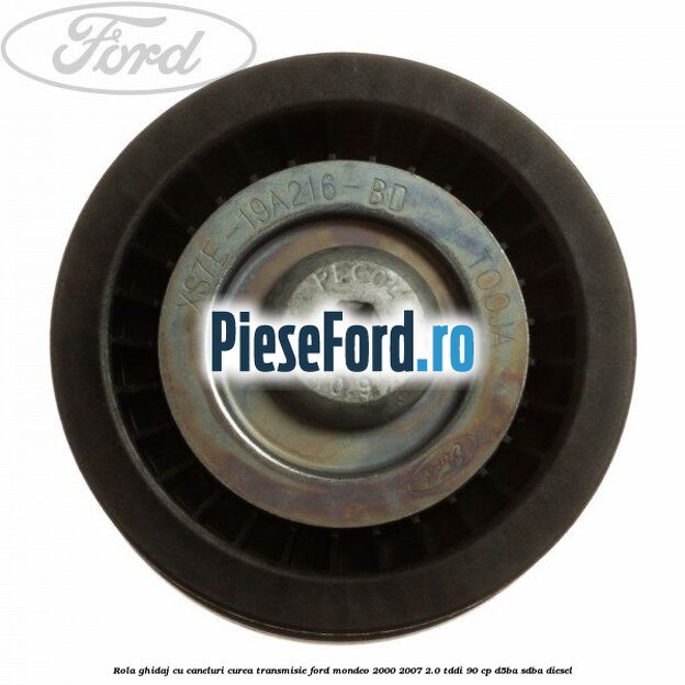 Rola ghidaj cu caneluri curea transmisie Ford Mondeo 2000-2007 2.0 TDDI 90 cp D5BA, SDBA diesel