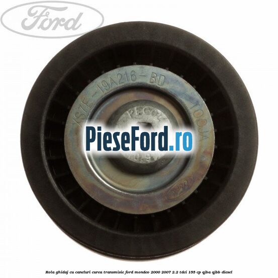 Rola ghidaj cu caneluri curea transmisie Ford Mondeo 2000-2007 2.2 TDCi 155 cp QJBA, QJBB diesel