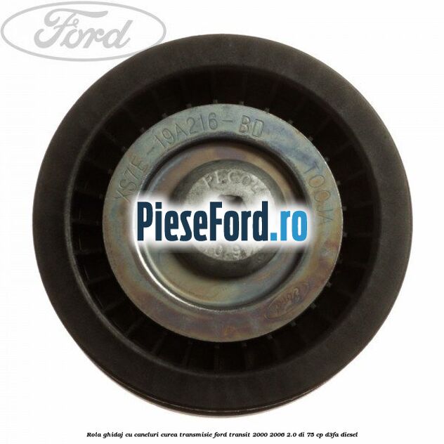 Rola ghidaj cu caneluri curea transmisie Ford Transit 2000-2006 2.0 DI 75 cp D3FA diesel