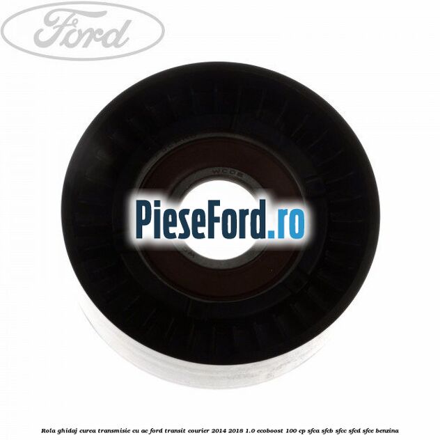 Rola ghidaj, curea transmisie cu AC Ford Transit Courier 2014-2018 1.0 EcoBoost 100 cp SFCA, SFCB, SFCC, SFCD, SFCE benzina