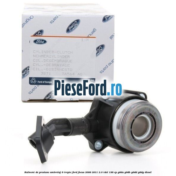 Rulment de presiune ambreiaj 6 trepte Ford Focus 2008-2011 2.0 TDCi 136 cp Rulment de presiune ambreiaj 6 trepte Ford Focus 2008-2011 2.0 TDCi 136 cp G6DA, G6DB, G6DD, G6DG diesel