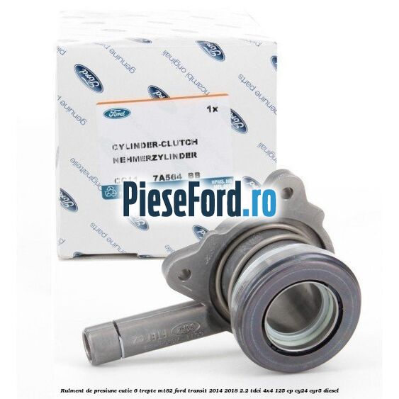 Rulment de presiune cutie 6 trepte MT82 Ford Transit 2014-2018 2.2 TDCi 4x4 125 cp Rulment de presiune cutie 6 trepte MT82 Ford Transit 2014-2018 2.2 TDCi 4x4 125 cp CY24, CYR5 diesel