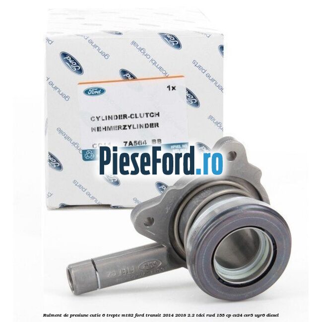Rulment de presiune cutie 6 trepte MT82 Ford Transit 2014-2018 2.2 TDCi RWD 155 cp CV24, CVR5, UYR6 diesel