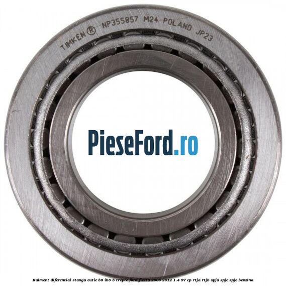 Rulment diferential stanga, cutie B5/Ib5 5 trepte Ford Fiesta 2008-2012 1.4 97 cp Rulment diferential stanga, cutie B5/Ib5 5 trepte Ford Fiesta 2008-2012 1.4 97 cp RTJA, RTJB, SPJA, SPJC, SPJE benzina