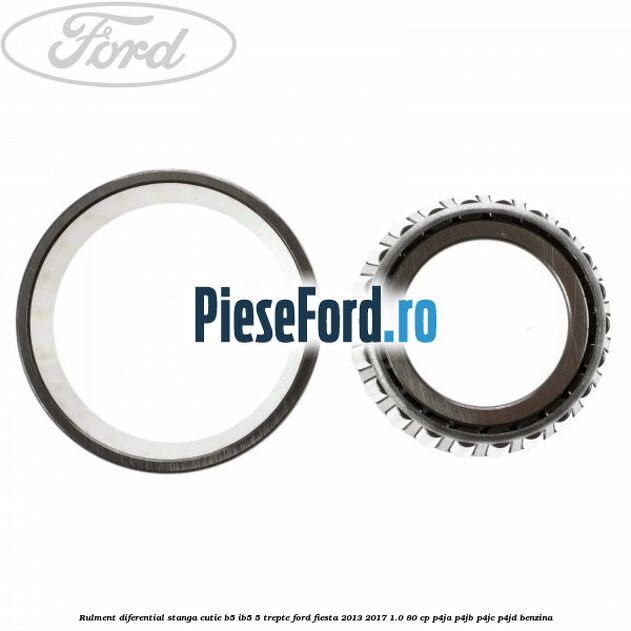 Rulment diferential stanga, cutie B5/Ib5 5 trepte Ford Fiesta 2013-2017 1.0 80 cp Rulment diferential stanga, cutie B5/Ib5 5 trepte Ford Fiesta 2013-2017 1.0 80 cp P4JA, P4JB, P4JC, P4JD benzina