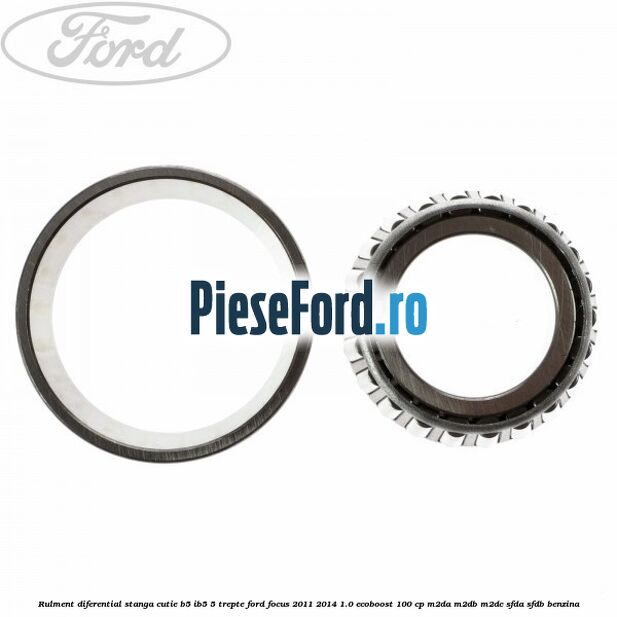 Rulment diferential stanga, cutie B5/Ib5 5 trepte Ford Focus 2011-2014 1.0 EcoBoost 100 cp Rulment diferential stanga, cutie B5/Ib5 5 trepte Ford Focus 2011-2014 1.0 EcoBoost 100 cp M2DA, M2DB, M2DC, SFDA, SFDB benzina