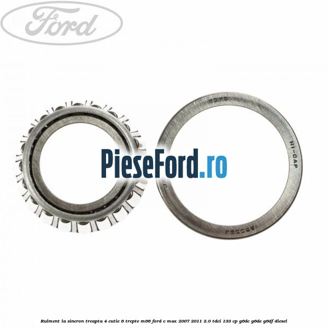 Rulment la sincron treapta 4 cutie 6 trepte M66 Ford C-Max 2007-2011 2.0 TDCi 133 cp G6DC, G6DE, G6DF diesel