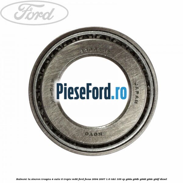 Rulment la sincron treapta 4 cutie 6 trepte M66 Ford Focus 2004-2007 1.6 TDCi 109 cp G8DA, G8DB, G8DD, G8DE, G8DF diesel