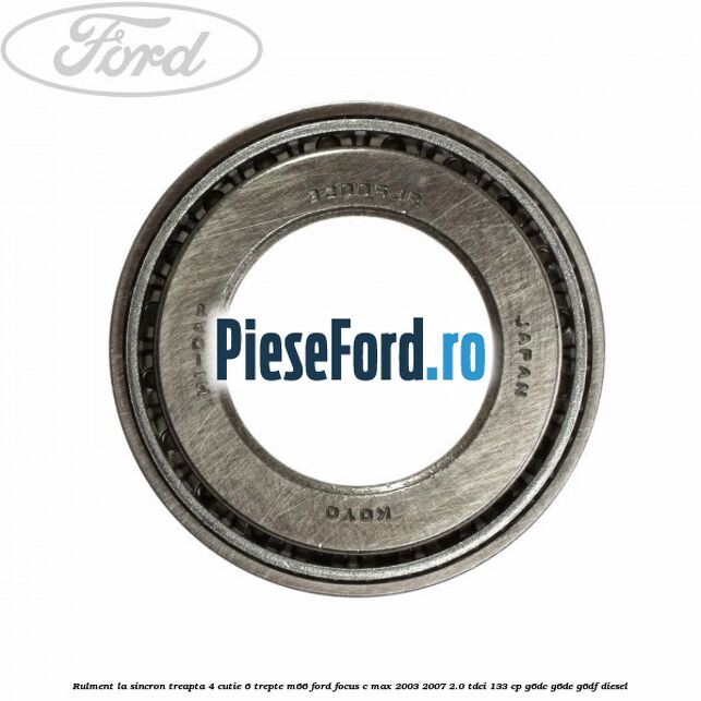 Rulment la sincron treapta 4 cutie 6 trepte M66 Ford Focus C-Max 2003-2007 2.0 TDCi 133 cp G6DC, G6DE, G6DF diesel