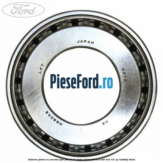 Rulment pinion cu coroana spre fata Ford Ranger 2016-2020 2.2 TDCi 4x4 131 cp Rulment pinion cu coroana spre fata Ford Ranger 2016-2020 2.2 TDCi 4x4 131 cp T22DD0P diesel